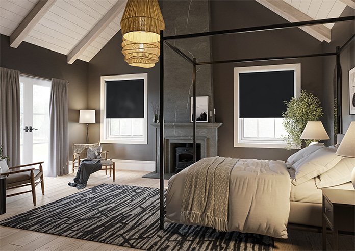 Levant (FR Blackout), Black - Twist&Fit Roller Blind - Image 7